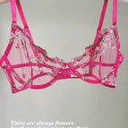 Rose red bra / XL