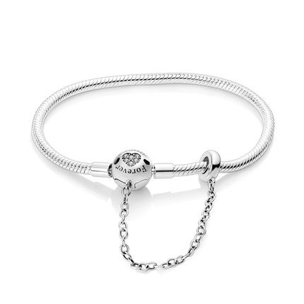 925 Sterling Silver Bracelets 17-20CM Original Leaf Clover Butterfly Heart Bracelet Fit DIY Charms Beads Fashion Women Jewelry