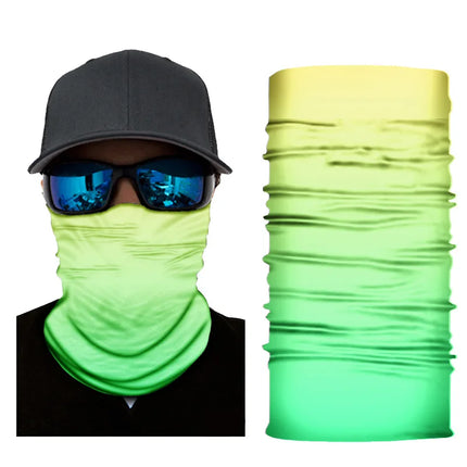 Gradient Magic Seamless Cycling Bandanas Men Balaclava Bycycle Fishing Mask Protection Half Face Shield Bicycle Bandage