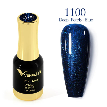 VENALISA 12ml Fabulous Pink Nails Crystal Lacquer CANNI Nail Art Glitter Pearl Diamonds Soak off Platinum UV LED Gel Nail Polish