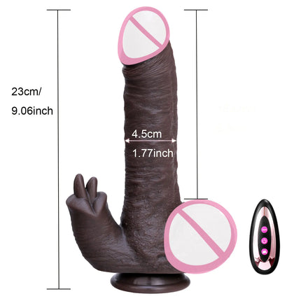 Thrusting Dildo Vibrator Control Penis Telescopic Licking Clitoris Quick Stimulator Orgasm Wireless Vibrator Sex Toy For Women