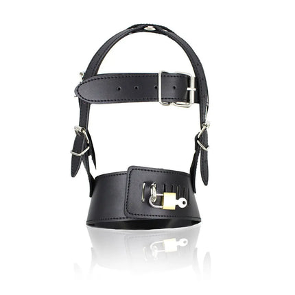 Adult Harness Fetish Mask Toy Couple SM Slave Erotic Games Sex Role Play BDSM Bondage Gears 18+ Sexual Mask with Lock Sex Shop