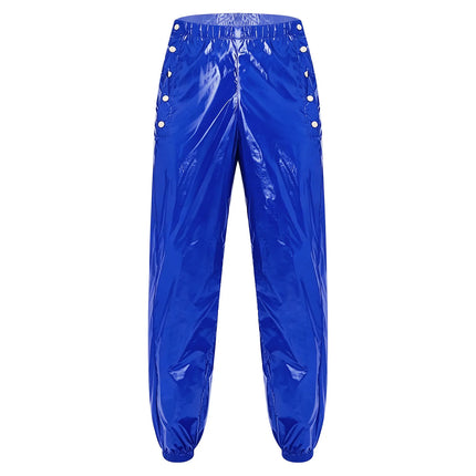 Men Waterproof Diaper Covers Pants Draws /Sides Waist Buttons Jogger Pants Easy Wear Leakproof Adaptive Bottoms for Special Need