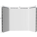 240x400cm White / Brazil