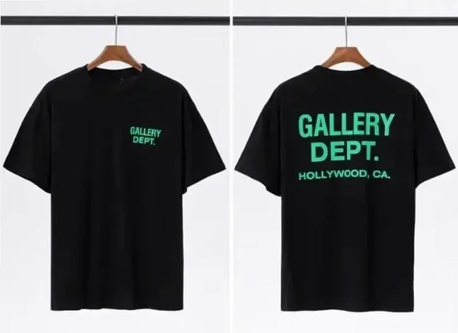 2026 New Men's GALLERY DEPT T-shirt Printed Large Cotton Street Wear T-shirt Summer Casual Short Sleeve Top Trendy High Quality