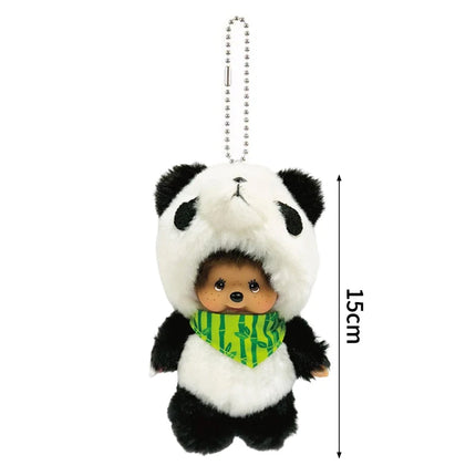 Monchhichi Plush Keychain Bag Hanging Accessories Kawaii Keychains Monkiki Doll Hanging Pendants Collection Birthday Gift モンチッチ