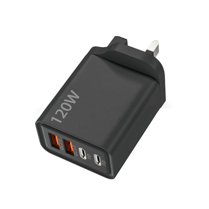 Fast Charging USB Type C Charger 120W 4 Port PD Quick Charge 3.0 For iPhone Samsung Xiaomi Huawei EU US UK Plug Phone Adapter