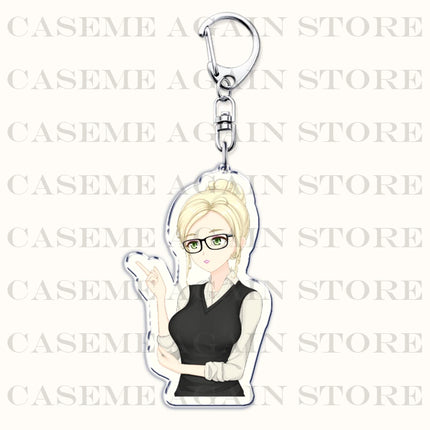 Popular Game Class of 09 Figures Keychains for Accessories Bag Nicole Jecka Kylar Kelly Karen Ari Keyrings Jewelry Friends Gifts