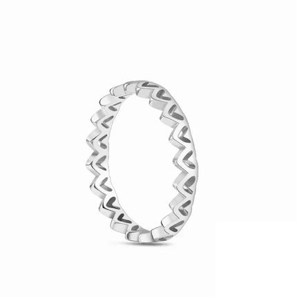 2025 New 925 Sterling Silver Shiny Classic Square Crown Heart-shaped Ring Exquisite Luxury Charm Jewelry Holiday Surprise Gifts