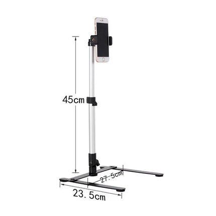 Foldable Overhead Tripod for Smartphone Desktop Tripod for Iphone Phone Tripodlar Tripodes for Note Shooting Tripe for Mobile