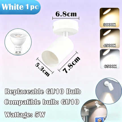110v 220v LED Ceiling Light GU10 LED Track Spot Light for Chandelier Bedroom Corridor Ceiling Lamp  Replacement Bulb lighting