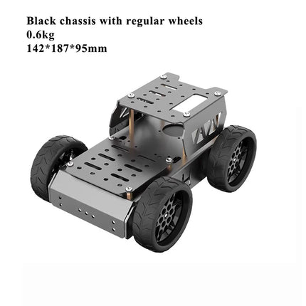 4WD Regular/Mecanum Wheel Chassis with TT Motor Aluminum Alloy Frame Car for Arduino Robot DIY Kit for Raspberry Pi Robotic Car