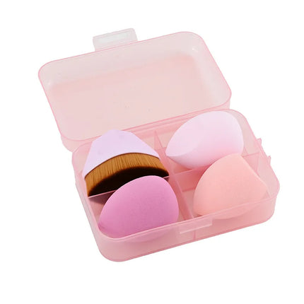 Magic Foundation Makeup Brush Set Soft Beauty Blender Gourd Shaped Makeup Sponge Loose Powder Brush Cosmetic Tools Kit