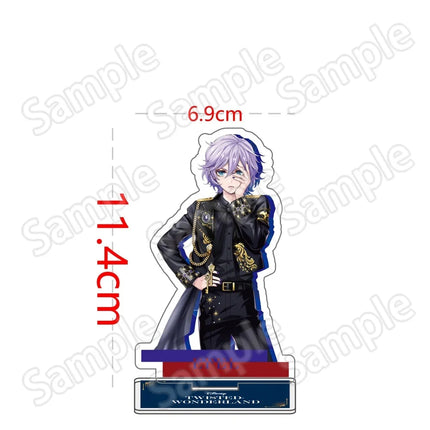 Anime Twisted Wonderland Acrylic Stand Keychain 10-15cm Game Malleus Riddle Azul Idia Vil Leona Desk Decor Collectible Fans Gift