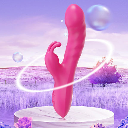 Rabbit Vibrator for Women Nipple Clitoris Stimulator Vibration Vagina Vibrator Dildo Vibrator Adults Sex Toys Products 18