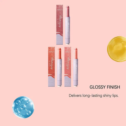 Moisturizing Plumping Lip Gloss Balm Hydrating Volumizing Lip Balm Gloss Long-Lasting Nourishing Smooth Lip Care Product