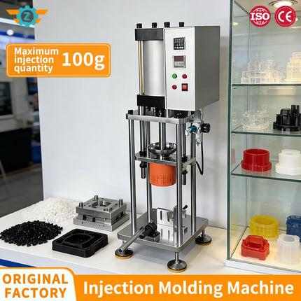 100g Pneumatic Vertical Injection Molding Machine Semi-automatic Molding Processing Tool For USB Data Charge Cable Toy ABS PC AS