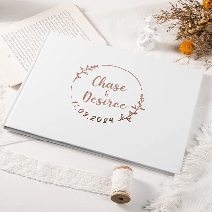 Custom Wedding Guestbook Personalized Guest Book Sign Engagement Photo Album Book Unique Wedding Guestbook Wedding Keepsake Gift