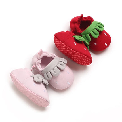 Baby First Walking Shoes Fashion Cartoon Crib Shoes Soft Slip-on Sneakers for Infant Boys Girls