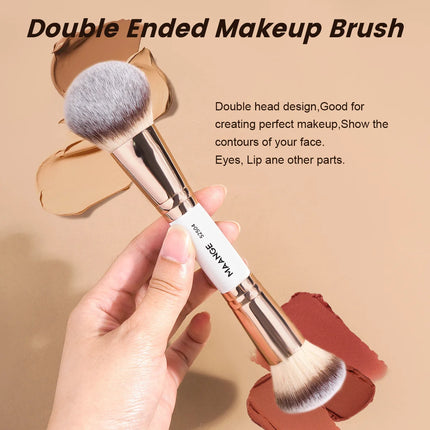 MAANGE 1pc Professional Angled Flat Makeup Brush for Foundation Powder Brush Concealer Cream Air Cushion Makeup Accessories Gift