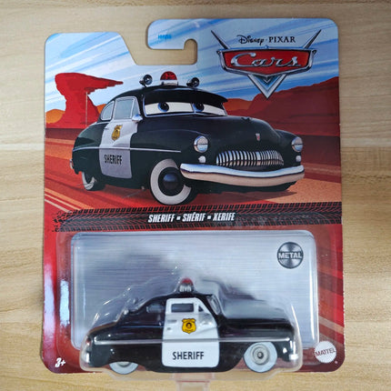 New Disney Pixar Cars Rusteze Lightning Mcqueen Metal Sheriff Scale Die-Cast Character Vehicles Boy Collectible Cars Toy Gifts