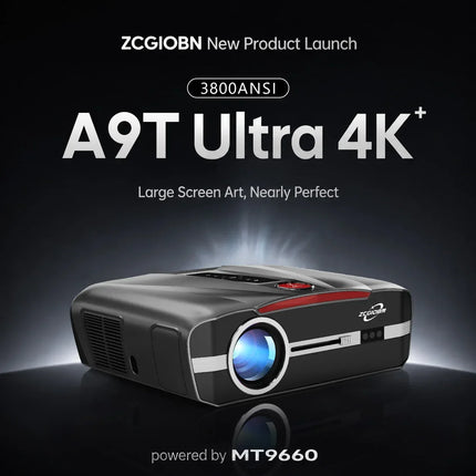 4K Smart Projector Native 1080P Dolby Audio KTV Karaoke Auto Focus Auto Keystone Dust Proof WiFi6 Outdoor Home Theater