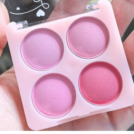 Sweet Ice Cream 4-Color Blush Brightening Peach Pink Color Transparent Natural Lightweight Blendable Face Color Face Makeup