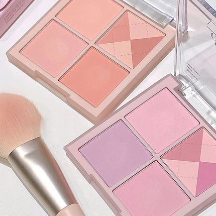 New DIKALU Honey Story Four Color Blush Powder Delicate Natural Lift Color Low Saturation Pseudo-vegetarian Blush INS