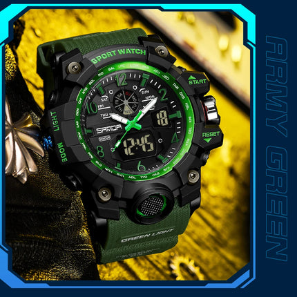 SANDA Brand G- Style Military Watch Men Digital Shock Sports Watches For Man Waterproof Electronic Wristwatch Mens Relogios 3169