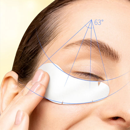 OWOSC 100PCS V Shaped Eyelash Patches Hydrogel Gel Eye Patches Wholesale false Eyelash Extension Under Eye Pads Makeup Tools