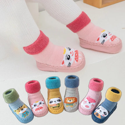 Baby Socks Shoes Infant Color Matching Cute Kids Boys Shoes Doll Soft Soled Child Floor Sneaker BeBe Toddler Girls First Walkers