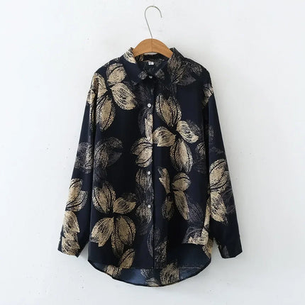 Blouse Fashion T Shirt Woman Casual Summer Tees Streetwear Print Tshirt Autumn Shirts for Women Clothes Vintage T-Shirts Y2k Top