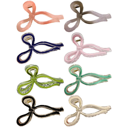Scissors Shape Hair Claw Clips Women Shark Jelly Clear Hairclip Girl Hairpin Crab Barrette Clamp Hair Accessories