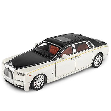 1:18 Phantom Diecast Toy Cars Model Simulated Pull Back Limousine Zinc Alloy Metal Toy Car Gifts Collection
