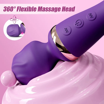 Vibrating AV Wand for Women G-Spot Clit Vagina Stimulator Nipples Breast Massager Female Vibrator Masturbator Sex Toy for Women