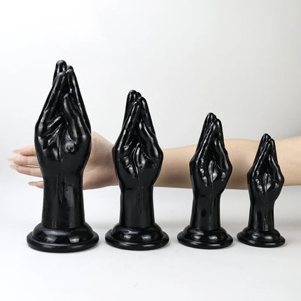 4 Sizes Huge Hands Finger Anal Plug Clear Arm Anus Prostate Massage Big Butt Plug G Spot Masturbation Gay Sex Toys For Women Men