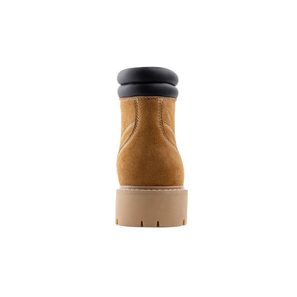 Men's Winter Leather Boots Height Increasing / Bottes Cuir Hiver Homme Rehaussantes