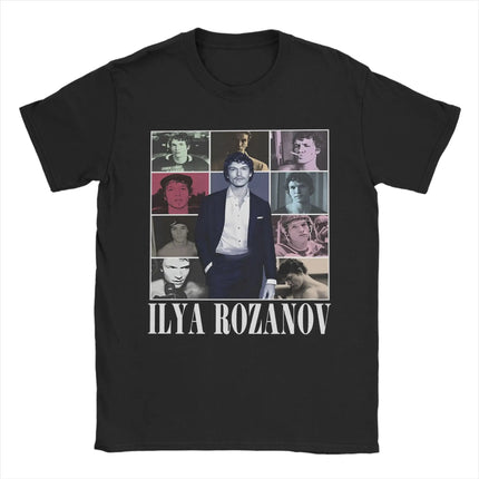 Heated Rivalry Ilya Rozanov But Daddy I Love Him T Shirt Men's Pure Cotton Vintage T-Shirts Crew Neck Tees Short Sleeve Clothing