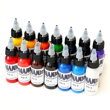 2025Tattoo Set 14Pcs Tattoo Ink 1oz 30ml/Bottle for 3D Makeup Beauty Skin Body Art Tattoo Inks Pigment Kit Professionals Beginne