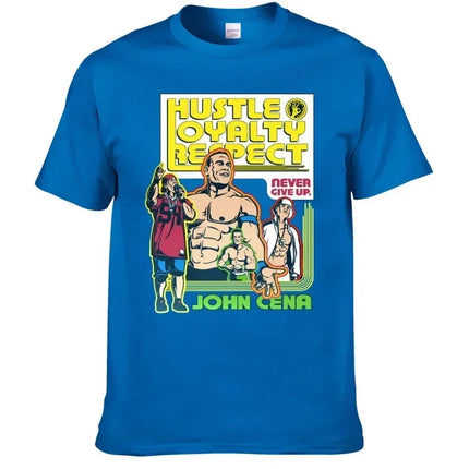 John Cena Wrestling Men's T-Shirt Summer Outdoor Sports Fitness Unisex Tops Casual O-Neck Short Sleeve Tee Casual Men Clothing