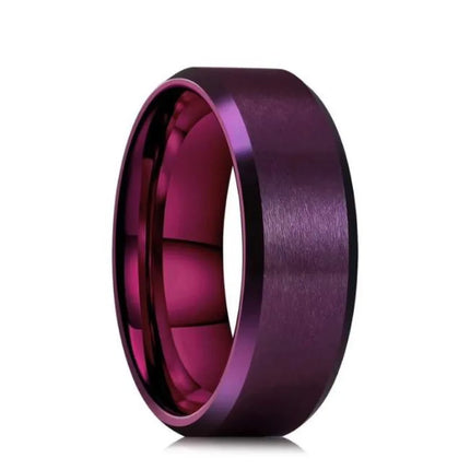 Classic Matte Finish Stainless Steel Ring Unisex Adjustable Band Jewelry Accessory for Men And Women Size 6 to 13