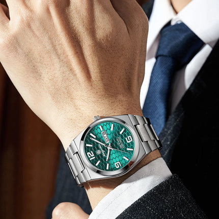 PAAZOMU Sport Luxury Men's Wristwatch High Quality Waterproof Luminous Watch For Men Fashion Date Week Quartz Men's Watches Reloj