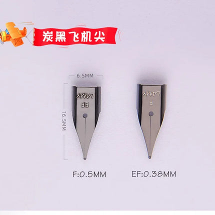 Genuine German Lingmei Pen Tip Z50 Hunter Star Universal Replacement Pen Tip Ef Black Silver F