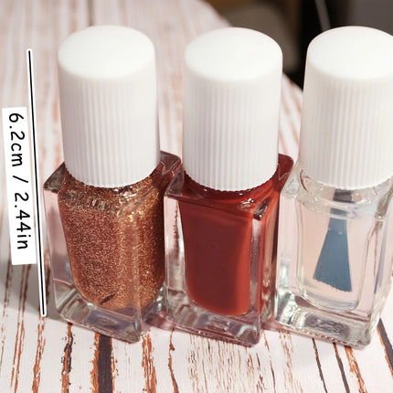 V05 Tulip Intense 3-Bottle Set No-Bake Nail Polish Quick-Dry Long-Lasting Peelable Water-Based Nail Polish Kit