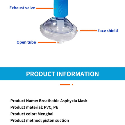 Auto Heimlich First Aid Choking Rescue Device CPR Choking Artificial Emergency Home Rescue Device Adult Children Asphyxia