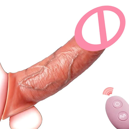 Penis Sleeve Extensions Condom Male Enlargement Delay Vibrators Delay Ejaculation Condom Cock Ring Vibrating Penis Cover Sex Toy