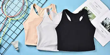 XUJI Transgender FTM Breathable Half Chest Binder Tank Top