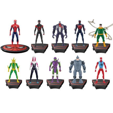 ZD Avengers Super Hero Iron Man Spiderman Gwen Action Figure Collectable Model Desktop Ornaments Toys Children Birthday Gifts