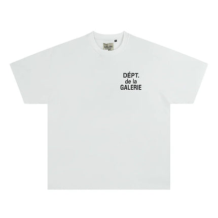 Classic  Color Letter Logo Print Loose ort Sve T-irt ex Youthful Cotton Summer Faion round Ne Top