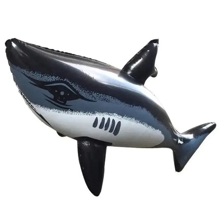  PVC Inflatable Shark Float Toy Outdoor Beach Pool Water Play Summer Party Leisure Accessory Holiday Present